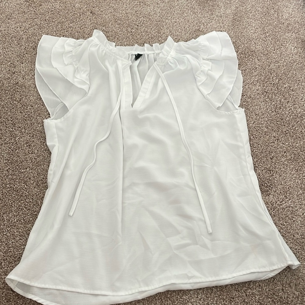 Womens Flounce sleeve top